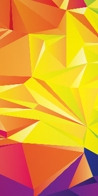 Store enrouleur Motif d'origami coloré