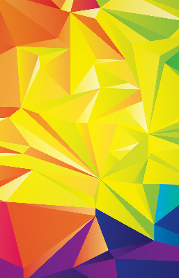 Store enrouleur Motif d'origami coloré