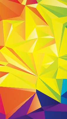 Store enrouleur Motif d'origami coloré
