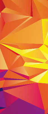Store enrouleur Motif d'origami coloré