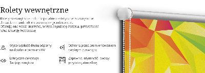Store enrouleur Motif d'origami coloré