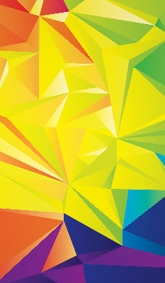 Store enrouleur Motif d'origami coloré