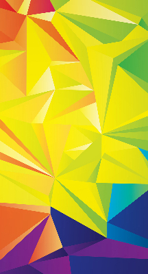 Store enrouleur Motif d'origami coloré
