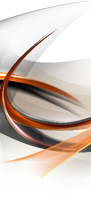 Store intérieur Motif de ligne orange