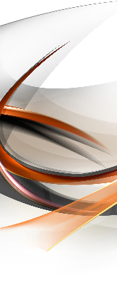 Store intérieur Motif de ligne orange