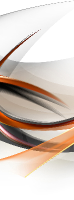 Store intérieur Motif de ligne orange