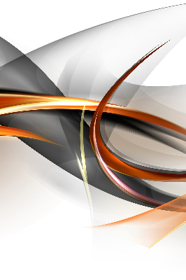 Store intérieur Motif de ligne orange