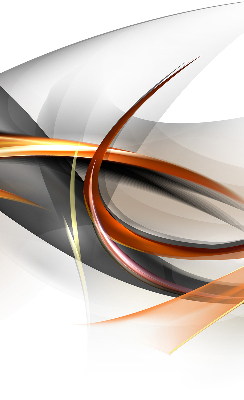 Store intérieur Motif de ligne orange
