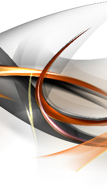 Store intérieur Motif de ligne orange