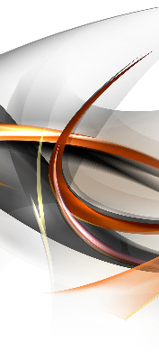 Store intérieur Motif de ligne orange
