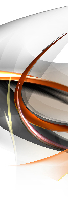 Store intérieur Motif de ligne orange