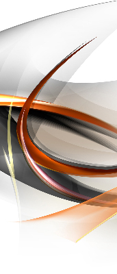 Store intérieur Motif de ligne orange