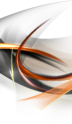 Store intérieur Motif de ligne orange