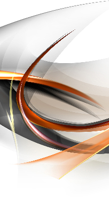 Store intérieur Motif de ligne orange