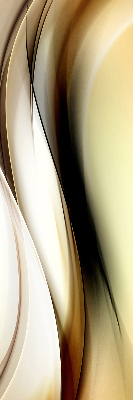 Store enrouleur Abstraction jaune