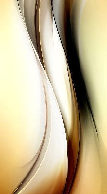 Store enrouleur Abstraction jaune