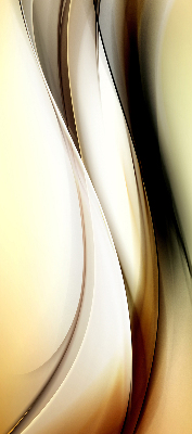 Store enrouleur Abstraction jaune