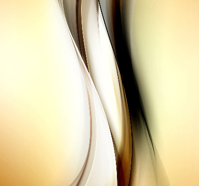 Store enrouleur Abstraction jaune