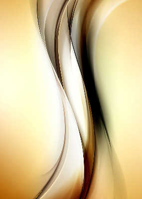 Store enrouleur Abstraction jaune