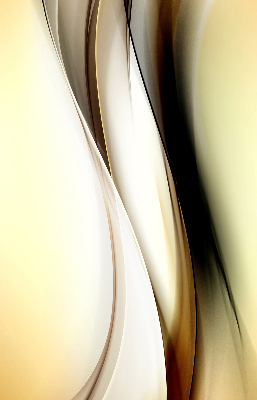 Store enrouleur Abstraction jaune