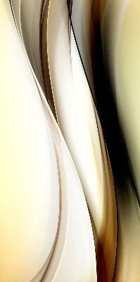 Store enrouleur Abstraction jaune