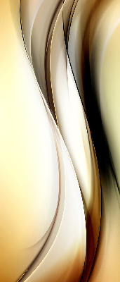 Store enrouleur Abstraction jaune