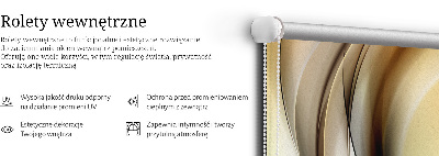 Store enrouleur Abstraction jaune