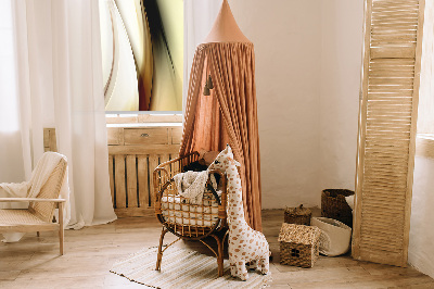 Store enrouleur Abstraction jaune