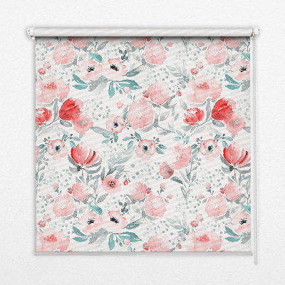 Store enrouleur Coquelicot rose