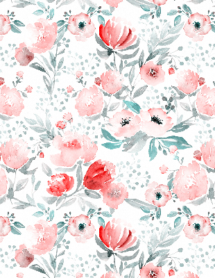 Store enrouleur Coquelicot rose