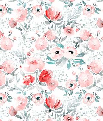 Store enrouleur Coquelicot rose