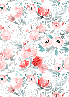Store enrouleur Coquelicot rose