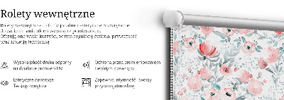 Store enrouleur Coquelicot rose