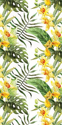 Store enrouleur Fleur jaune