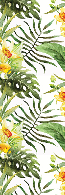 Store enrouleur Fleur jaune