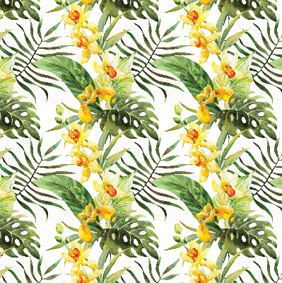 Store enrouleur Fleur jaune