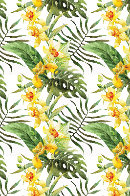 Store enrouleur Fleur jaune