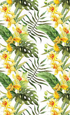 Store enrouleur Fleur jaune