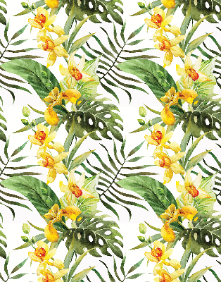 Store enrouleur Fleur jaune