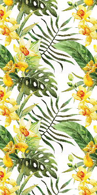 Store enrouleur Fleur jaune