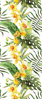 Store enrouleur Fleur jaune