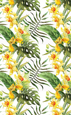 Store enrouleur Fleur jaune