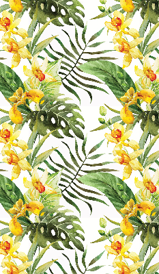 Store enrouleur Fleur jaune