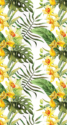 Store enrouleur Fleur jaune