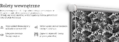 Store intérieur Feuilles grises