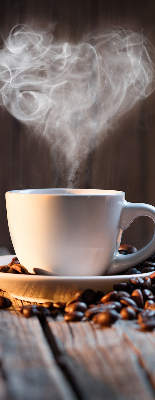 Store intérieur Une tasse de café