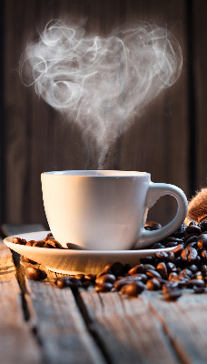 Store intérieur Une tasse de café