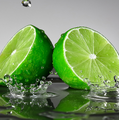 Store enrouleur Citrons verts dans l'eau