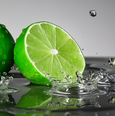 Store enrouleur Citrons verts dans l'eau
