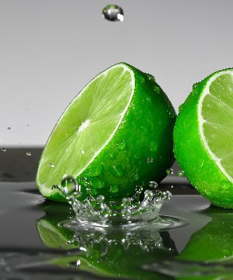 Store enrouleur Citrons verts dans l'eau